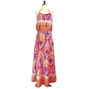The Impeccable Pig Maxi Dress Summer Boho Vacation Party Halter Long